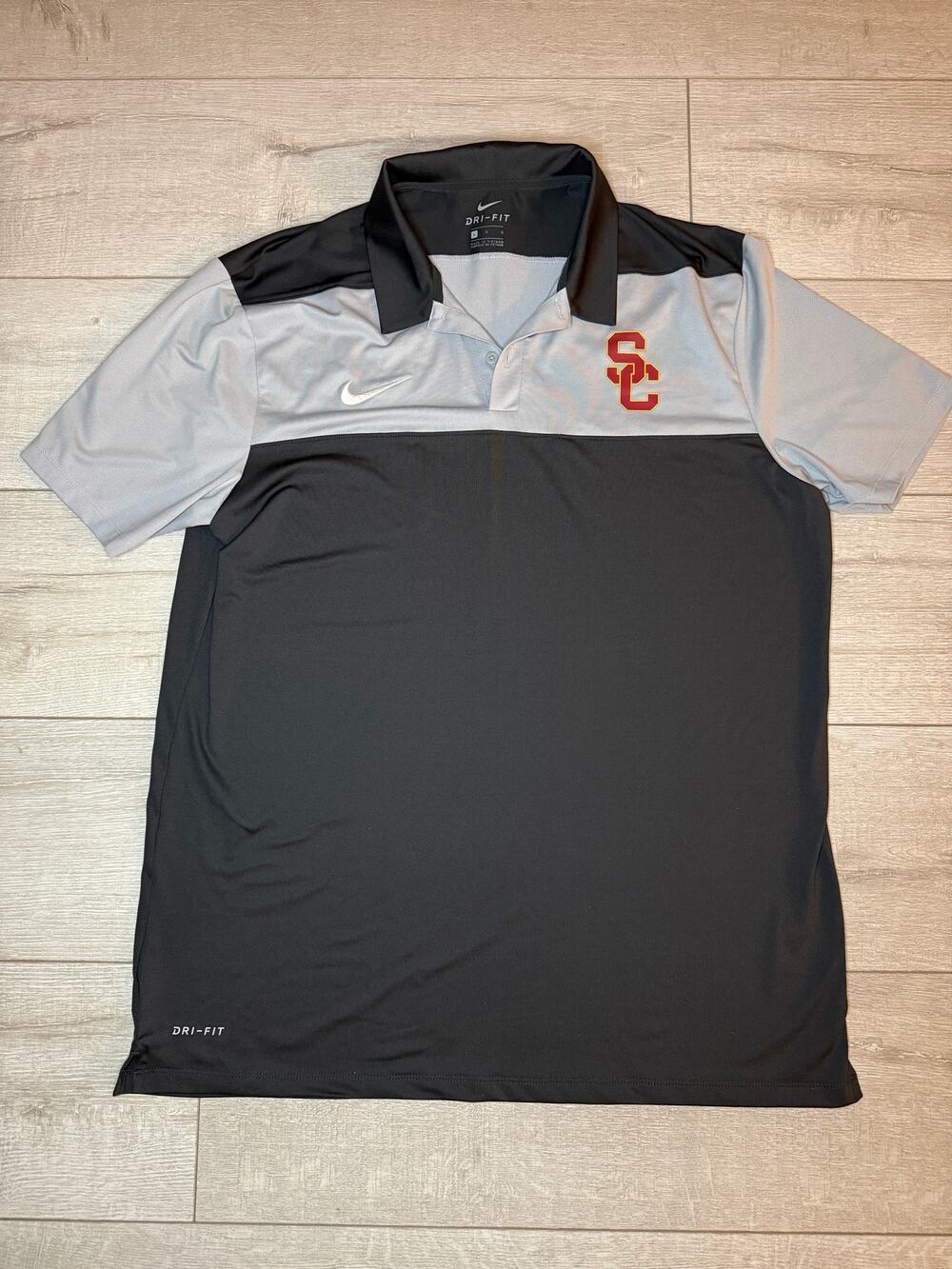 Nike USC Trojans Dri-FIT Polo Shirt NWT Size L